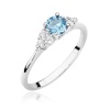 Pierścionek W0451 Topaz Swiss 0,50ct białe złoto
