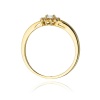 Pierścionek W0185 Diament 0,10ct żółte złoto