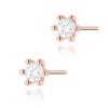 Kolczyki K0222 Diament 2 x 0,30ct różowe złoto