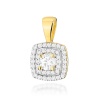 Zawieszka Z0506 z diamentami żółte złoto