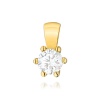 Zawieszka Z0222 Diament Laboratoryjny 0,30ct żółte złoto