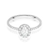 Pierścionek W0584 Diament 0,30ct białe złoto