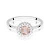 Pierścionek W0572 Morganit 0,40ct białe złoto