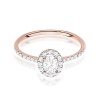 Pierścionek W0584 Diament 0,30ct różowe złoto