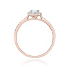 Pierścionek W0584 Diament 0,30ct różowe złoto