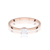 Pierścionek W0587 Diament 0,30ct różowe złoto