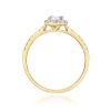 Pierścionek W0584 Diament 0,30ct żółte złoto
