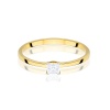 Pierścionek W0586 Diament 0,15ct żółte złoto