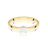 Pierścionek W0587 Diament 0,30ct żółte złoto