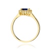Pierścionek W0572 Szafir 0,50ct żółte złoto