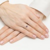 Pierścionek W0614 Szafir 0,15ct zółte złoto