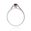 Pierścionek W0005 Granat 0,50ct białe złoto