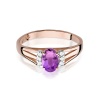 Pierścionek W0005 Ametyst 0,40ct różowe złoto