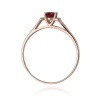 Pierścionek W0005 Granat 0,50ct różowe złoto