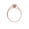 Pierścionek W0055 Diament 0,04ct różowe złoto