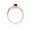 Pierścionek W0066 Granat 0,60ct różowe złoto