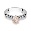 Pierścionek W0074 Morganit 0,40ct białe złoto