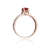 Pierścionek W0106 Rubin 0,60ct różowe złoto