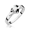 Pierścionek W0155 Diament 0,25ct białe złoto