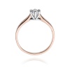 Pierścionek W0222B Diament 0,23ct różowe złoto