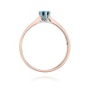 Pierścionek W0222 Topaz Swiss 0,15ct różowe złoto