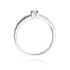 Pierścionek W0225 Diament 0,12ct białe złoto