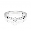 Pierścionek W0229 Diament 0,12ct białe złoto