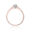 Pierścionek W0229 Diament 0,12ct różowe złoto