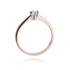 Pierścionek W0256 Diament 0,20ct różowe złoto