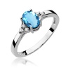 Pierścionek W0308 Topaz Swiss 0,90ct białe złoto