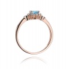 Pierścionek W0312 Topaz Swiss 0,50ct różowe złoto