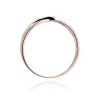 Pierścionek W0156 Diament 0,04ct różowe złoto