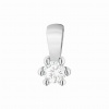 Zawieszka Z0222 Diament Laboratoryjny 0,10ct białe złoto