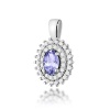 Zawieszka Z0303 Tanzanit 0,40ct białe złoto
