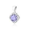 Zawieszka Z0571 Tanzanit 0,50ct białe złoto