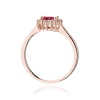 Pierścionek W0572 Rubin 0,60ct różowe złoto