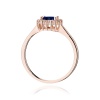 Pierścionek W0572 Szafir 0,50ct różowe złoto