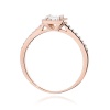 Pierścionek W0591 Diament 0,30ct różowe złoto
