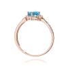 Pierścionek W0603 Topaz Swiss 0,50ct różowe złoto