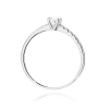Pierścionek W0588 Diament 0,15ct białe złoto