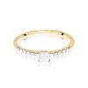 Pierścionek W0588 Diament 0,15ct żółte złoto