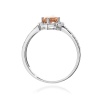 Pierścionek W0603 Morganit 0,40ct białe złoto