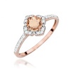 Pierścionek W0603 Morganit 0,40ct różowe złoto