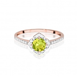 Pierścionek W0603 Oliwin 0,60ct różowe złoto