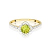 Pierścionek W0603 Oliwin 0,60ct żółte złoto