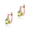 Kolczyki K0040 Oliwin 2 x 1,00ct różowe złoto