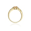 Pierścionek W0010 Morganit 0,40ct żółte złoto