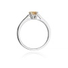 Pierścionek W0078 Cytryn 0,60ct białe złoto