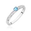 Pierścionek W0288 Topaz Swiss 0,15ct białe złoto