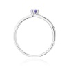 Pierścionek W0459 Tanzanit 0,15ct białe złoto